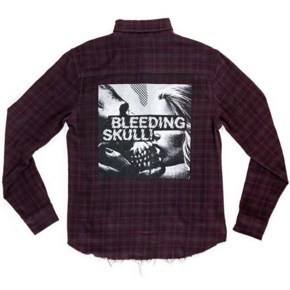 SHADOWHILLUSA Bleeding Skull Flannel